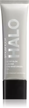 Тонизирующий увлажняющий крем с осветляющим эффектом spf 25 Smashbox Halo Healthy Glow All-in-One Tinted Moisturizer SPF 25 Mini, Light Neutral 12 ml