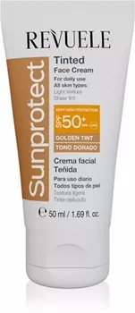 Тонизирующий защитный крем spf 50+ Revuele Sunprotect Tinted Face Cream, Golden Tint 50 ml