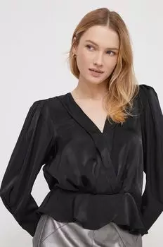 Тонкая блузка DKNY, черный