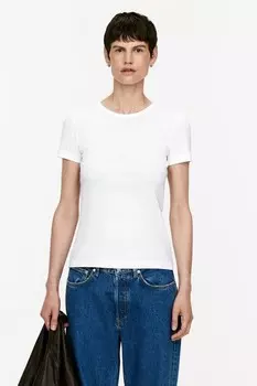 Тонкая футболка Arket, белый