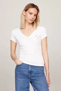 Тонкая футболка Essential Tommy Jeans, белый