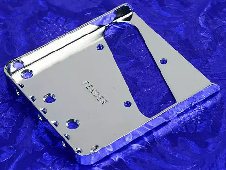 Тонкая хромированная пластина моста Fender '60s Style Tele Thinline, 0053675000 Fender Telecaster Bridge Plate 005-3675-000