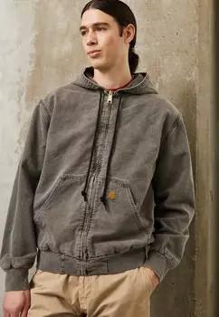 Тонкая куртка Carhartt WIP ACTIVE JACKET, цвет black faded