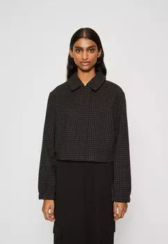 Тонкая куртка ONLY Petite ONLELLA SHORT CHECK JACKET, черный
