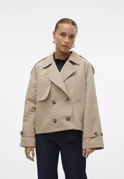 Тонкая куртка VMCHLOE Vero Moda, бежевый