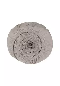 Тонкая льняная простыня Finni из согревающего хлопка SCHIESSER, цвет Gesamt Silber