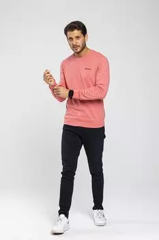 Тонкая мужская толстовка Slim Fit с круглым вырезом и длинными рукавами SPR2019K18 Sperlife, сушеная роза