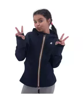 Тонкая нейлоновая флисовая куртка K-Way, синий