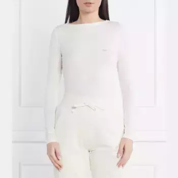 Тонкая пижама сверху Emporio Armani, бежевый