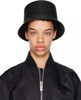 Тонкая соломенная шляпа-ведро Y's