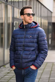 Тонкая стеганая куртка Budmil, синий