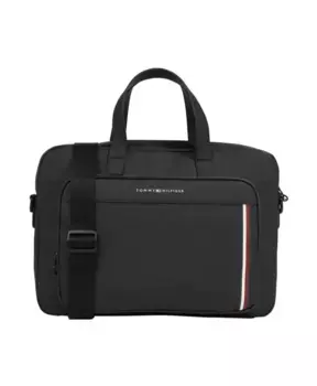 Тонкая сумка для ноутбука Tommy Hilfiger, черный