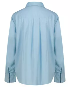 Тонкая вельветовая блузка из натурального хлопка и лиоцелла. Marc O'Polo, синий