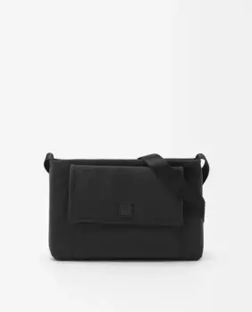 Тонкая женская сумка через плечо с застежкой-молнией и прочным внешним карманом Parfois, черный