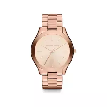 Тонкие часы для подиума Michael Kors, розовый