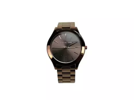 Тонкие часы Runway Brown из нержавеющей стали MK3418 Michael Kors