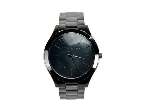 Тонкие часы Runway Gun Metal из нержавеющей стали MK3413 Michael Kors