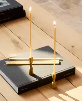 Тонкие цилиндрические свечи (упаковка 10 шт.) Zara Home, экрю