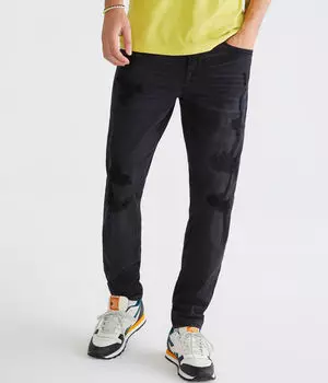 Тонкие джинсы Premium Air Aeropostale, черный