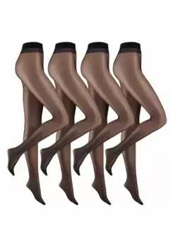 Тонкие колготки Camano "Колготки, 4 шт.", черный