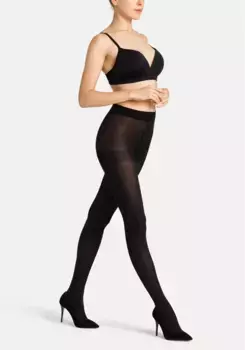 Тонкие колготки Camano "Колготки 60 DEN полупрозрачные без колец теплые премиум-класса", черный