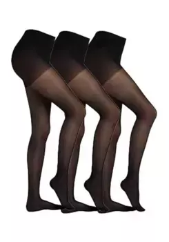 Тонкие колготки Camano "колготки в упаковке, 3 шт.", черный
