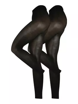 Тонкие колготки Lindex, черный