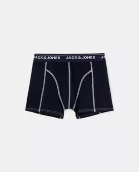 Тонкие мужские боксеры синего цвета Jack & Jones, синий