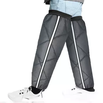 Тонкие наколенники Luozi для электромобиля, зимние теплые наколенники для езды на мотоцикле, ветрозащитные серые, 70 см, утолщенный бархат Xianluozi