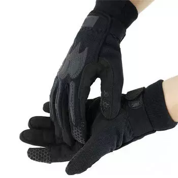 Тонкие перчатки Luozi, мужские зимние бархатные перчатки, теплые внутренние перчатки, уличные велосипедные перчатки, внутренние перчатки с пятью пальцами, маленький размер Xianluozi