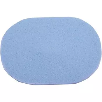 Тонкие плоские спонжи для снятия макияжа унисекс, 2 упаковки, черные, один размер, Eurostil