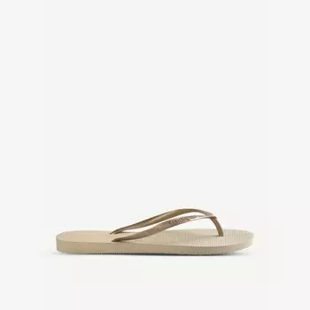 Тонкие резиновые шлепанцы Havaianas, серый