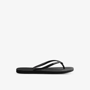 Тонкие резиновые шлепанцы с блестками II Havaianas, черный