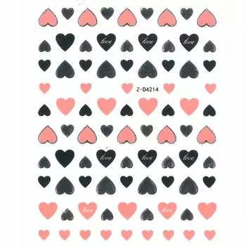 Тонкие самоклеящиеся наклейки для ногтей. Наклейка для дизайна ногтей телесного цвета № Z-D4214., AllePaznokcie