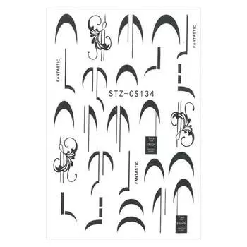 Тонкие самоклеящиеся наклейки для ногтей STZ-CS134, Molly Lac