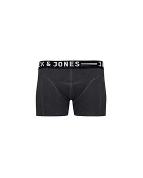Тонкие серые мужские трикотажные боксеры Jack & Jones, серый
