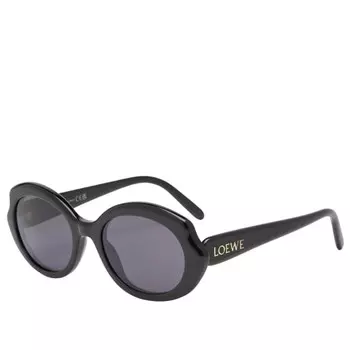 Тонкие солнцезащитные очки Loewe Loewe Eyewear, черный