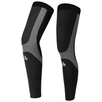 Тонкие теплые чехлы Luozi для мужчин и женщин, осенние и зимние защитные накладки для бега, велоспорта, спортивного велосипедного снаряжения, флисовые рукава, чехлы для ног XL Xianluozi