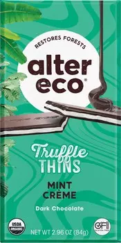 Тонкие трюфели из темного шоколада Alter Eco