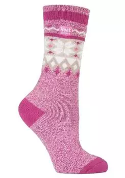 Тонкие женские зимние термоноски Lite в модном дизайне Heaton Heat Holders, розовый