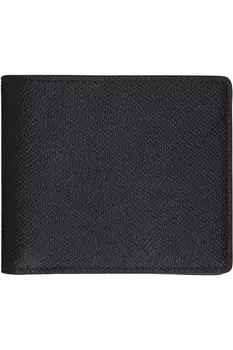 Тонкий 2-секционный кошелек Maison Margiela, черный