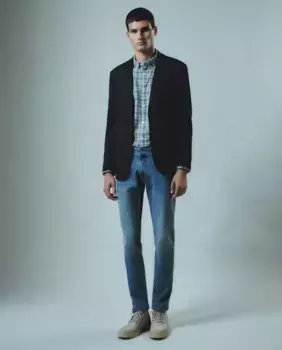 Тонкий деним Sfera, синий