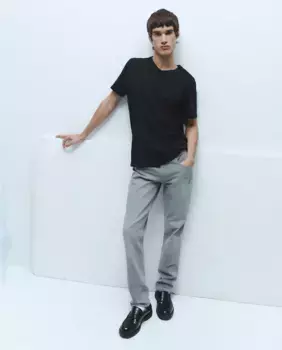 Тонкий деним Sfera, светло-серый