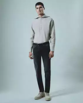 Тонкий деним Sfera, темно-серый