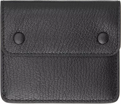 Тонкий держатель для карт Maison Margiela, черный