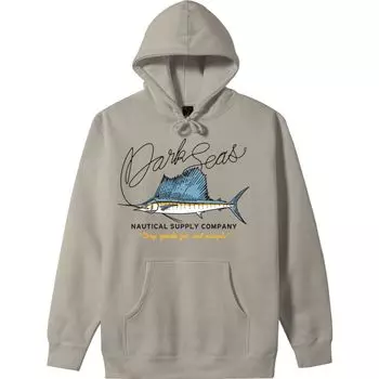 Тонкий флисовый худи Dark Seas, цвет cement