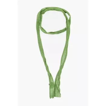 Тонкий фуляр с однотонным люрексом Dsquared2, Green
