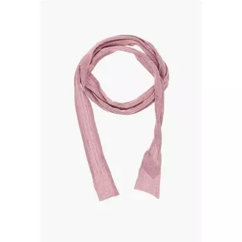 Тонкий фуляр с однотонным люрексом Dsquared2, Multicolor