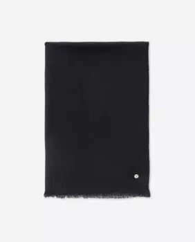 Тонкий кашемировый шарф Latouche, черный