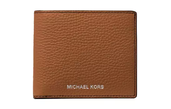 Тонкий кошелек-купюрница Hudson из шагреневой кожи MICHAEL KORS
